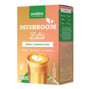 Purasana Hot Drinks Mushroom Latte 6 x 10g BIO