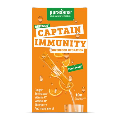 Purasana Hydration Superfoods Captain Immunity 10 x 4.5g
