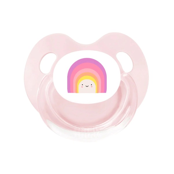 Tutete Anatomical Teat Retro Pacifier in Rose +6M