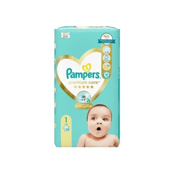 Pampers – Premium Care 1 (2-5kg) 50cope