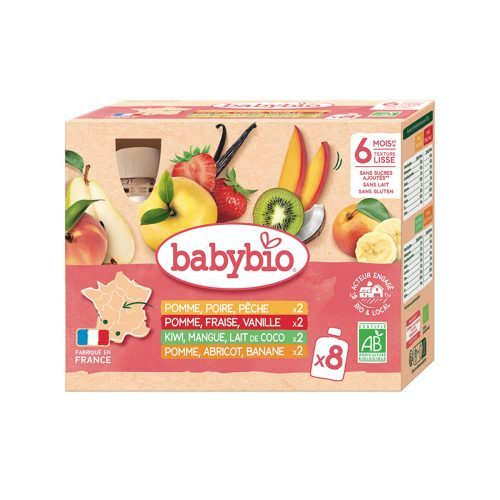 Babybio – Multipack Fruits Pouch (6m+)