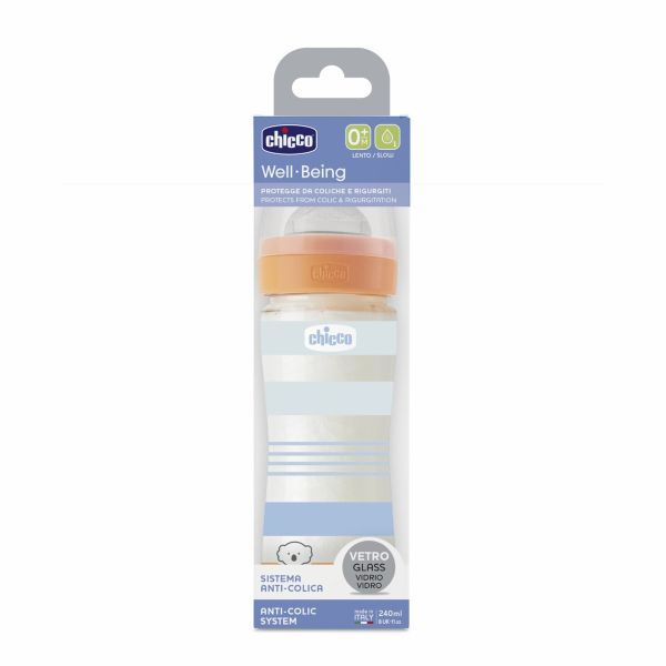 Chicco - Well Being Biberon Qelqi 240ml 0m+