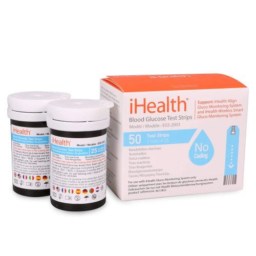 IHGL (2) ihealth Glucose Strips 50 cop