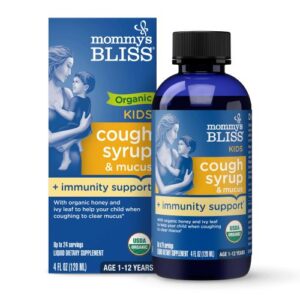 Mommy’s Bliss – Kids Organic Cough Syrup + Immunity Support
