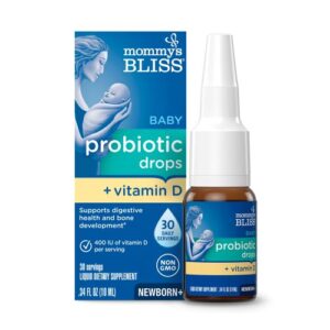 Mommy’s Bliss – Probiotic drops + Vitamin D