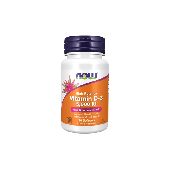 Now – Vitamin D-3 5000 IU 30Caps