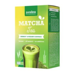 Purasana Hot Drinks Matcha Tea 6 x 2g BIO