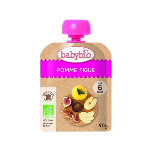 Babybio – Apple & Fig Pouch (6m+)