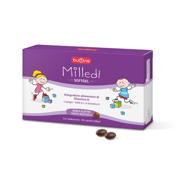 buona-milledi.jpg Buona – Milledi Vitaminë D 1000IU