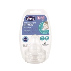 Chicco Physio Koka Biberoni – Rrjedhje e Shpejtë (4m+), 2 Copë