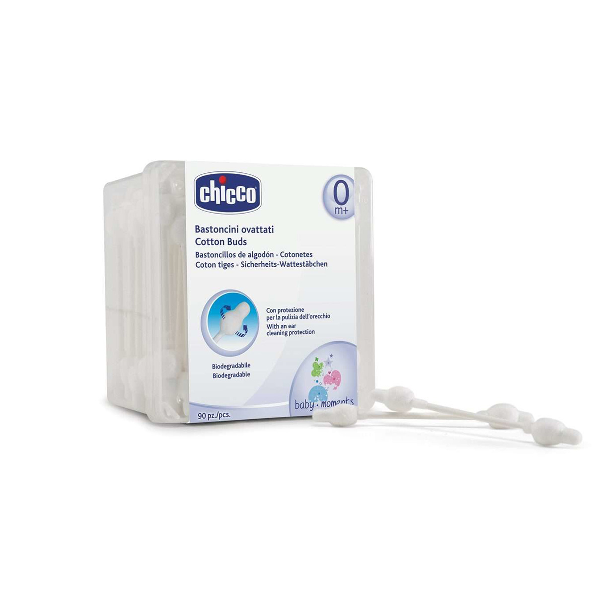 Chicco – Kunja pambuku për pastrimin e veshëve