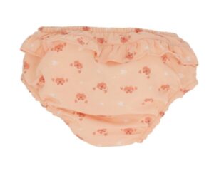 Tutete Swim Diaper Ruffle Coral Crab