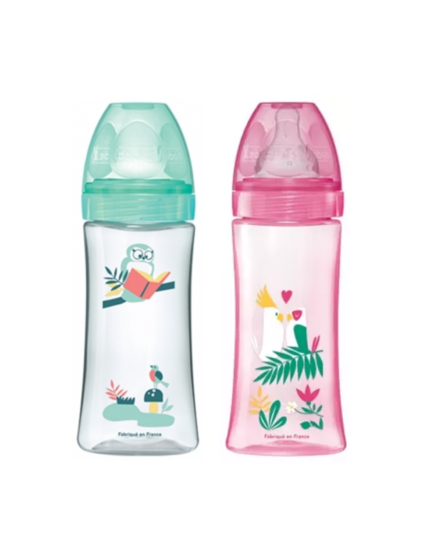Dodie KIT 2x330ml +6 months Round Teat  3 Speeds Flow 3