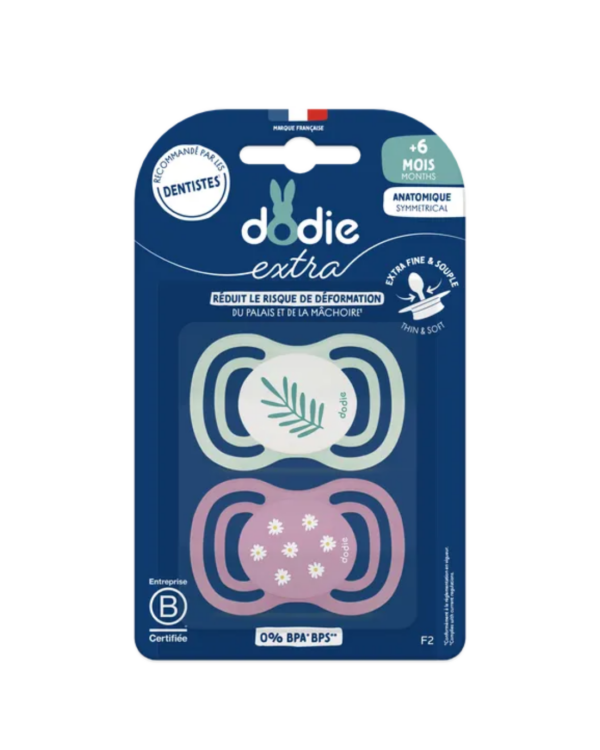 Dodie Soothers +6 months DUO EXTRA THIN