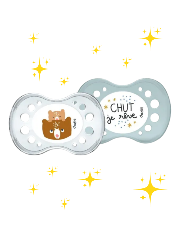 Dodie Soothers +6 months DUO NIGHT BOY FAMILY HUGS A101