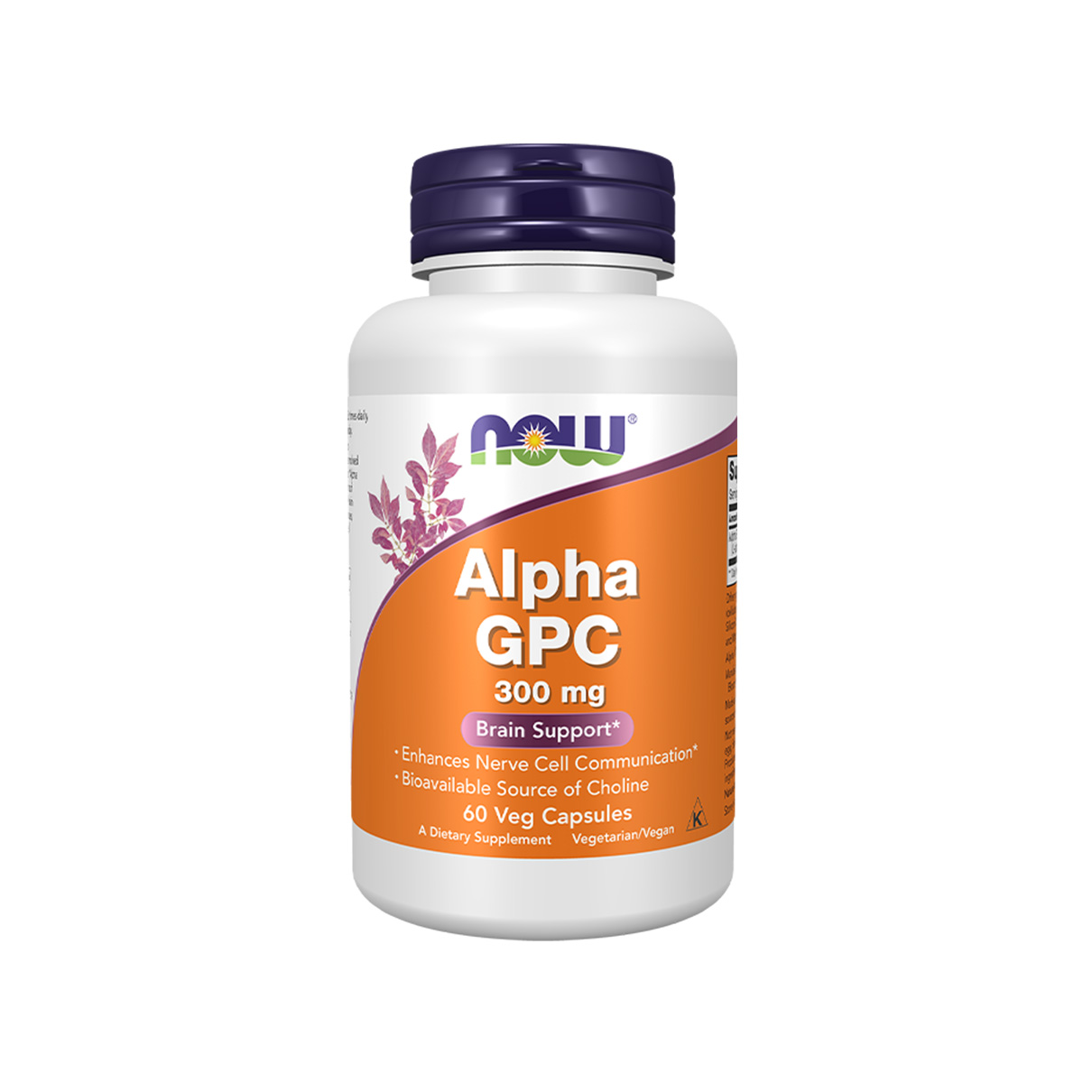 Now – Alpha GPC 300 mg Veg Capsules