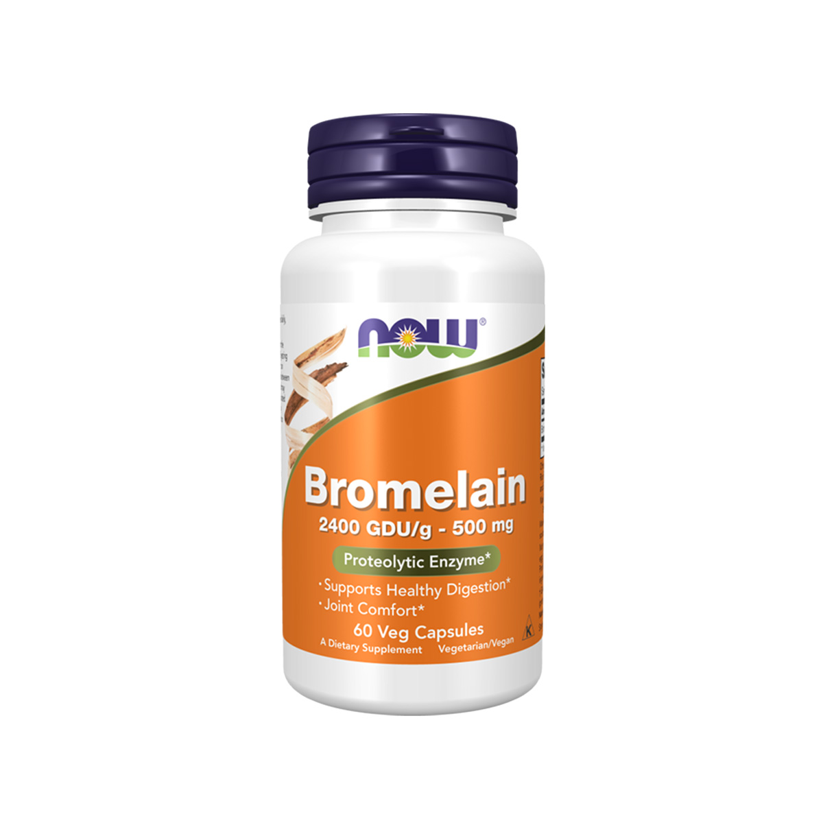 Now – Bromelain 500 mg Veg Capsules
