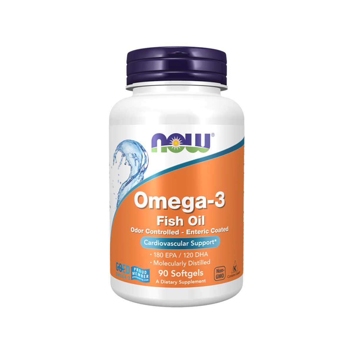 Now – Omega-3 Molecularly Distilled & Enteric Coated Softgels