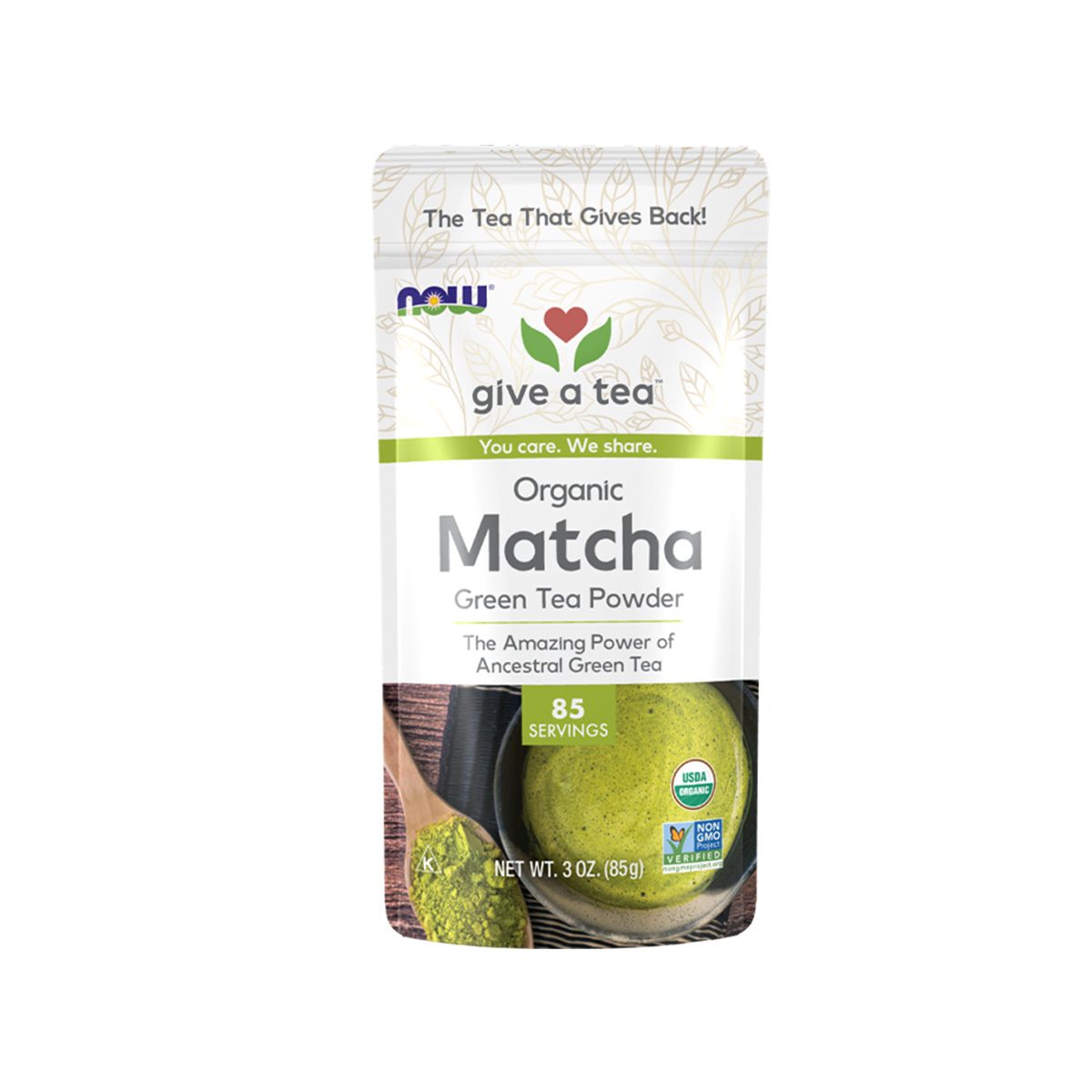 Now – Matcha Green Tea Powder Organic