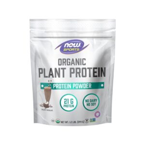 now-organic-plant-protein-544g.jpg Now – Organic Protein Chocolate Powder