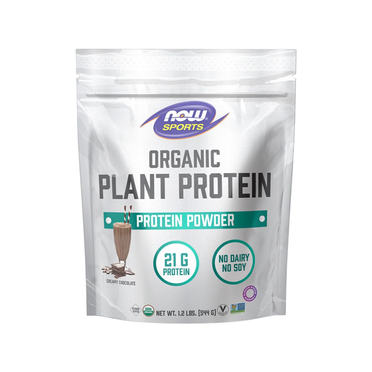 Now – Organic Protein Chocolate Powder