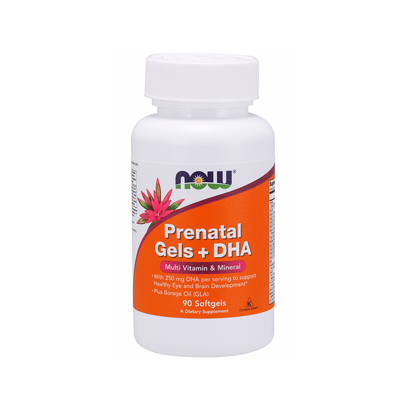 Now – Prenatal Gels + DHA Softgels