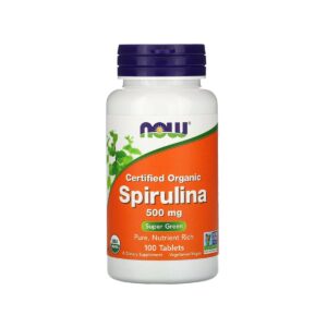 now-spirulina-500mg-100tab.jpg Now – Spirulina Organic 500mg