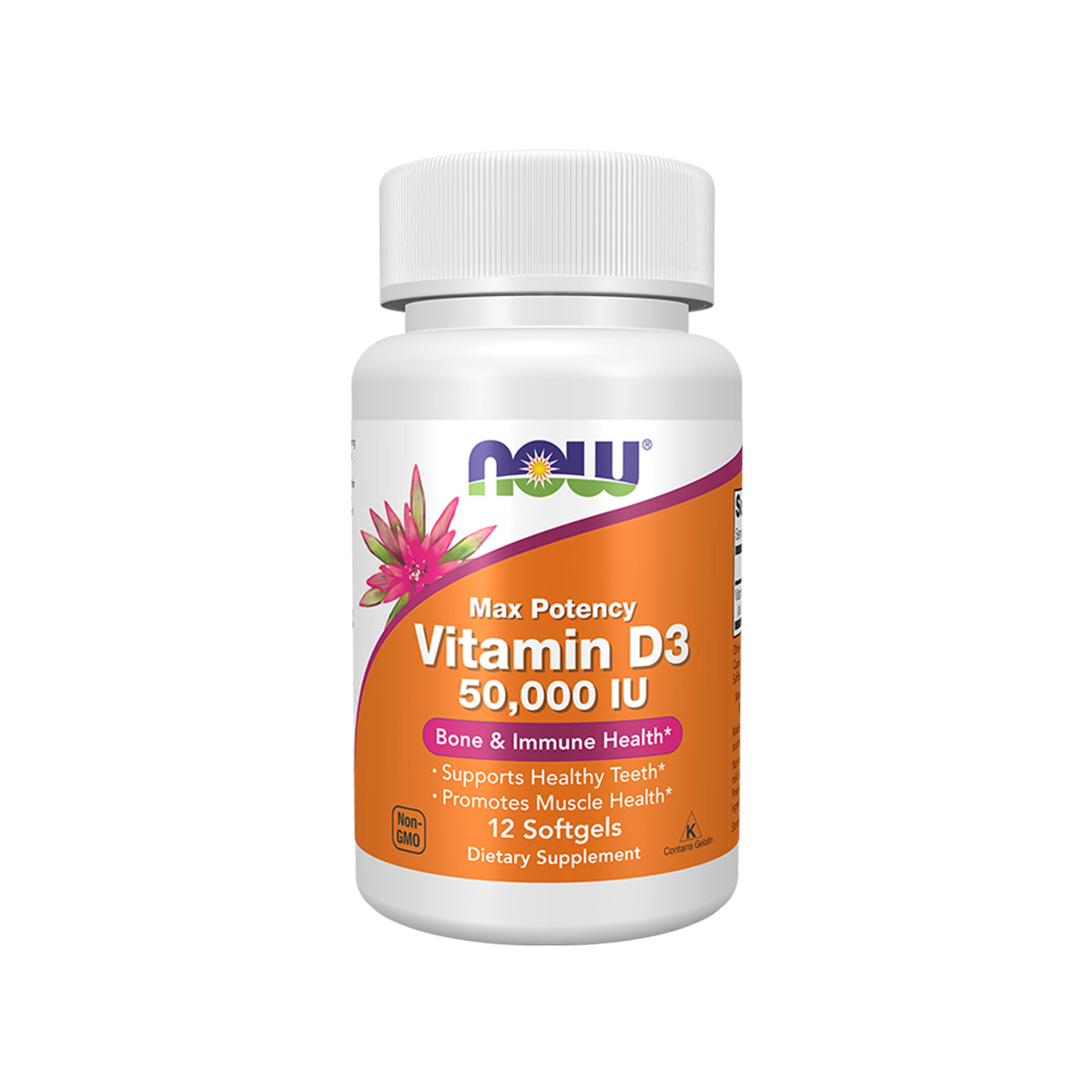 Now – Vitamin D3 50,000 IU Softgels