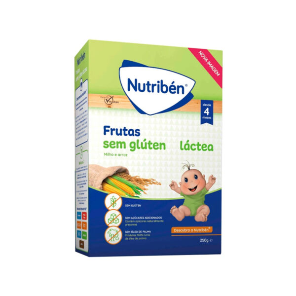 Nutriben – Drithëra me fruta & qumësht pa gluten (4m+)
