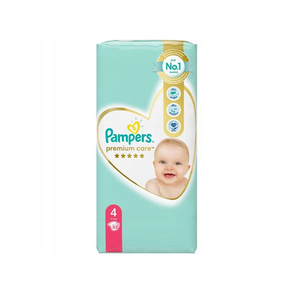 Pampers – Premium Care 4 (9-14kg) 52cope