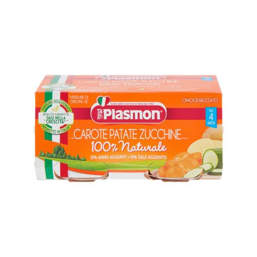 Plasmon – Pure karrotë, patate, kungull i njomë (6m+)