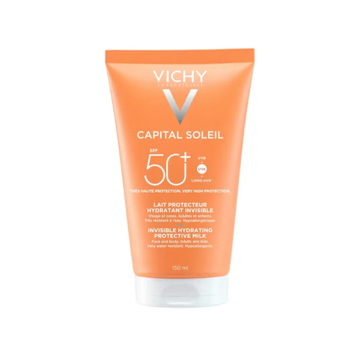 vichy-capital-soleil-invisible-hydrating-protective-milk-spf50-150ml-700x700-1.jpg Vichy – Capital Soleil Solar Moisturising Milk (SPF 50+)