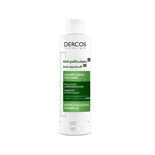 vichy-dercos-anti-dandruff-shampoo-normal-oily-500x500-1.jpg Vichy – Shampo kundër zbokthit (flokë normal – të yndyrshëm)