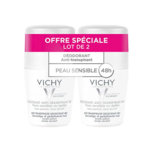 Vichy – Anti-Perspirant 48h Roll On (Sensitive Skin) Duo-Pack