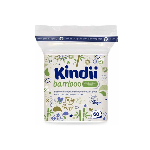 Harper Cotton Pads For Babies Kindii Bamboo 60Pcs