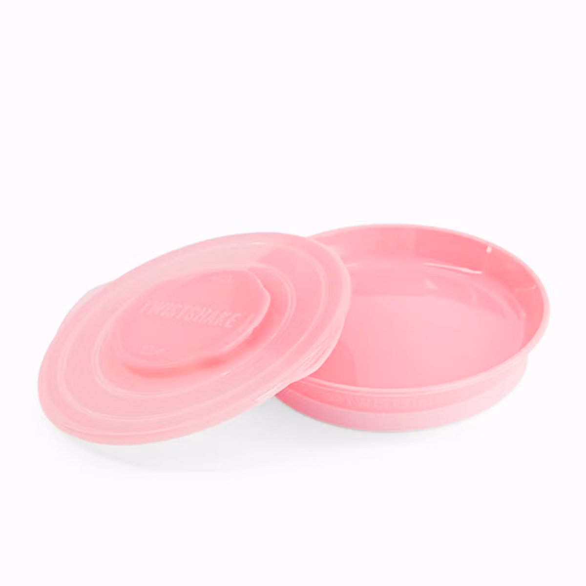 Twistshake Pjatë Me Kapak Ngjyrë Rozë Pastel 6 Muaj+