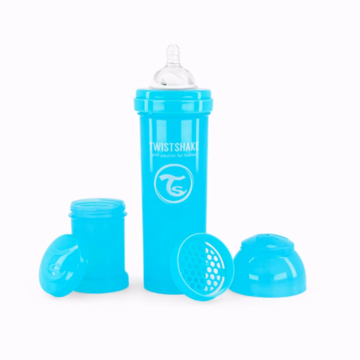 Twistshake Shishe Biberoni Anti-Kolikë Bojëqielli Pastel 260 Ml