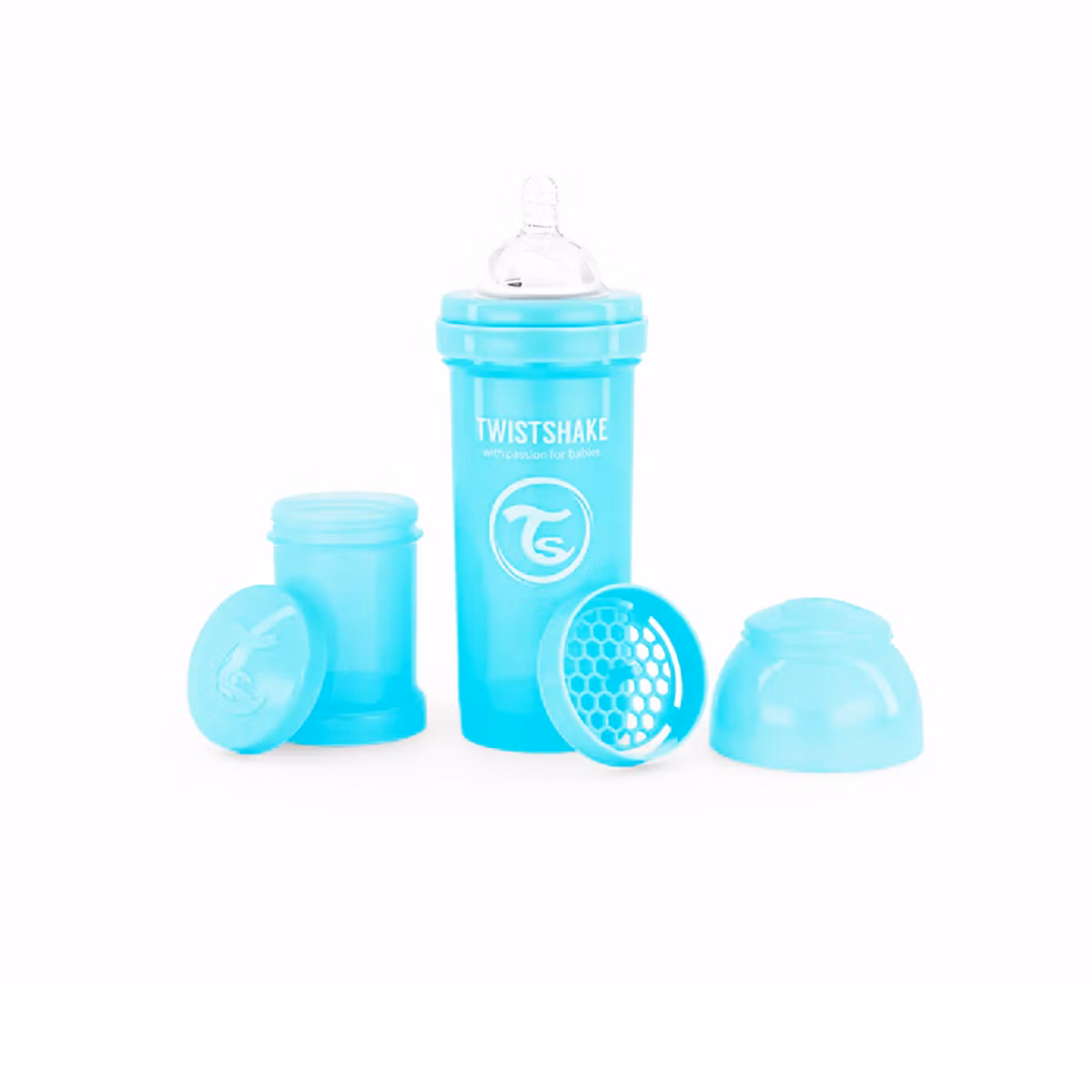 Twistshake Shishe Biberoni Anti-Kolikë Bojëqielli Pastel 330 Ml