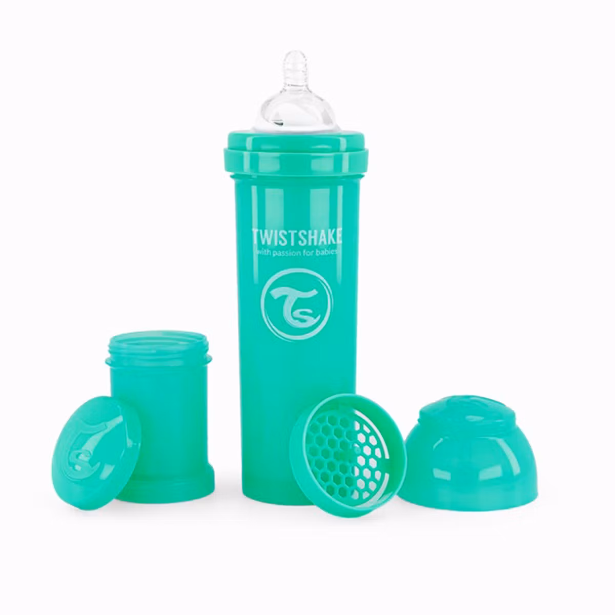 Twistshake Shishe Biberoni Anti-Kolikë Jeshile Pastel 330 Ml