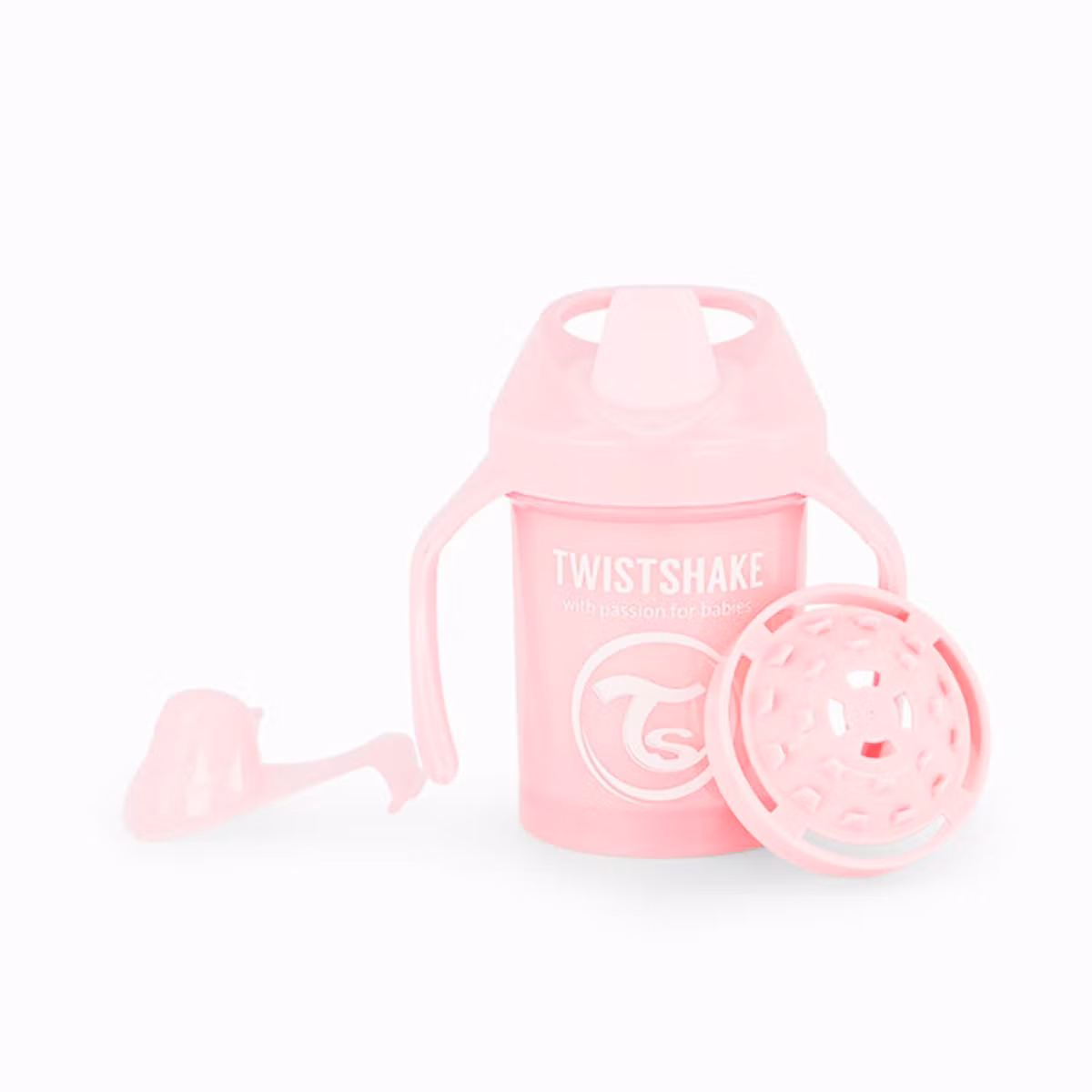 Twistshake Gotë E Vogël Rozë Pastel 4 Muaj+ 230 Ml