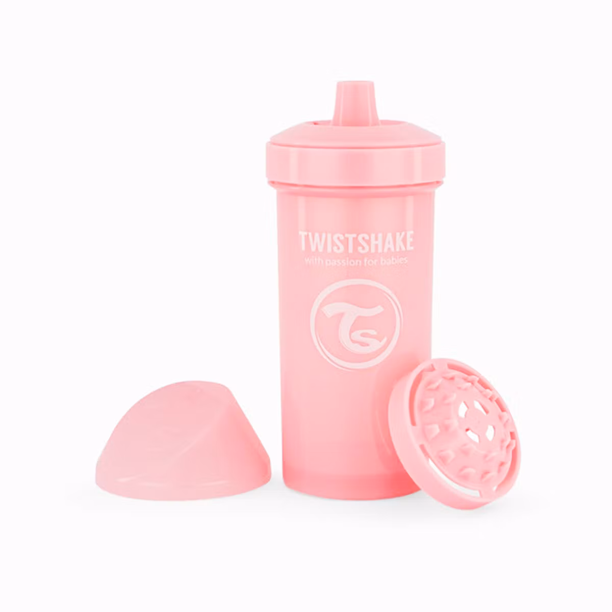 Twistshake Gotë Për Fëmijët Mbi 12 Muaj Rozë Pastel 360 Ml