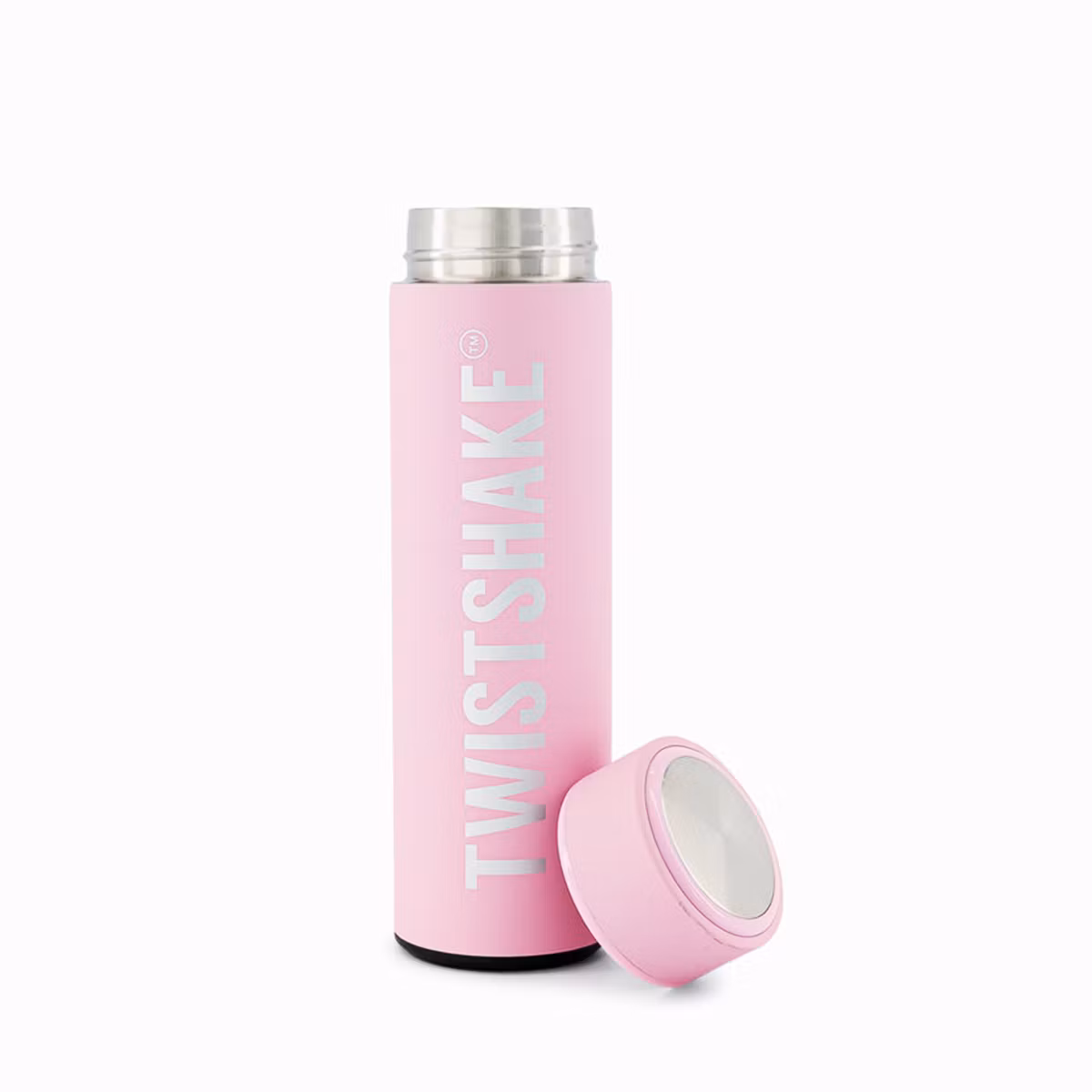 Twistshake Shishe Termusi E Izoluar E Nxehtë Ose E Ftohtë Rozë Pastel 420 Ml