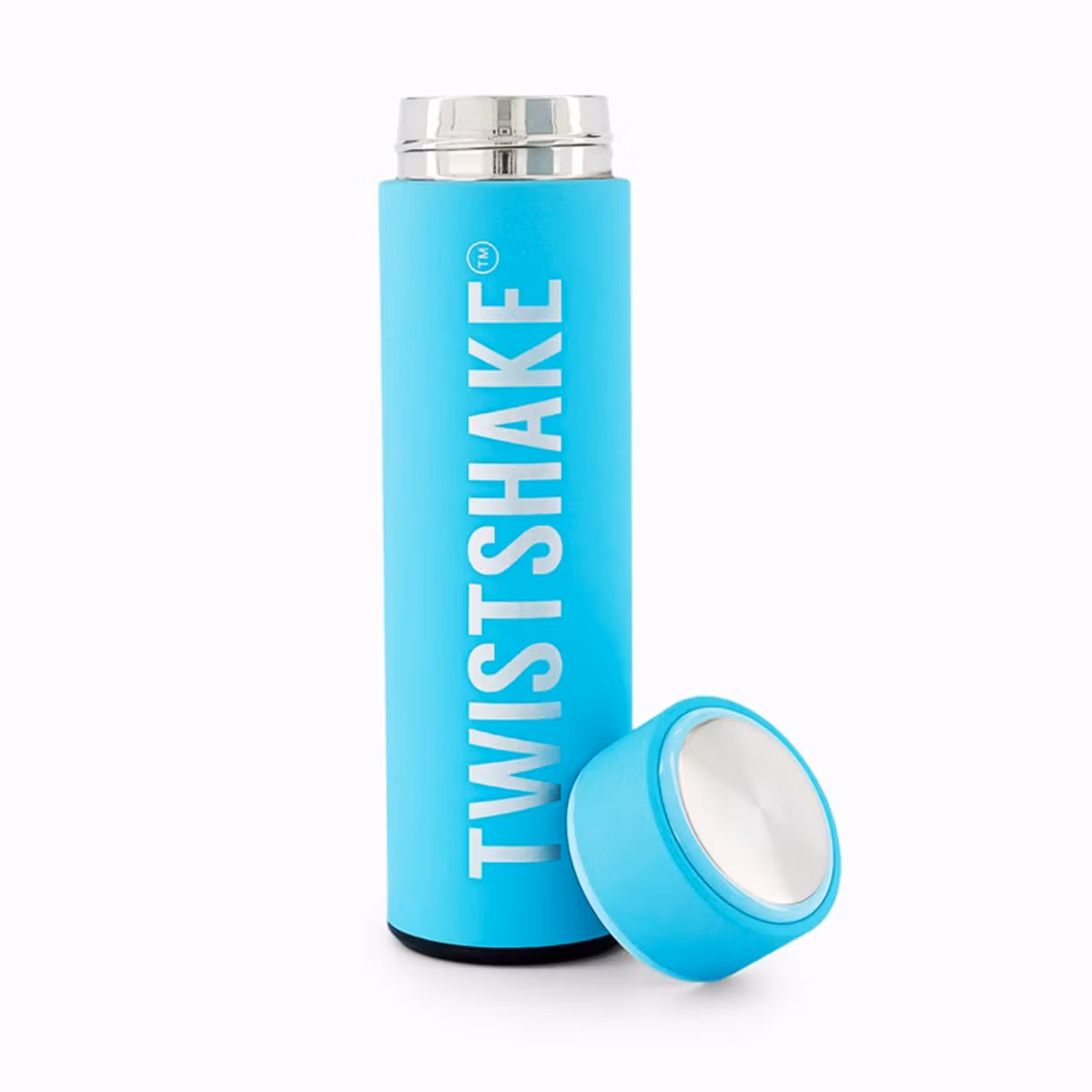 Twistshake Shishe Termusi E Izoluar E Nxehtë Ose E Ftohtë Bojëqielli Pastel 420 Ml