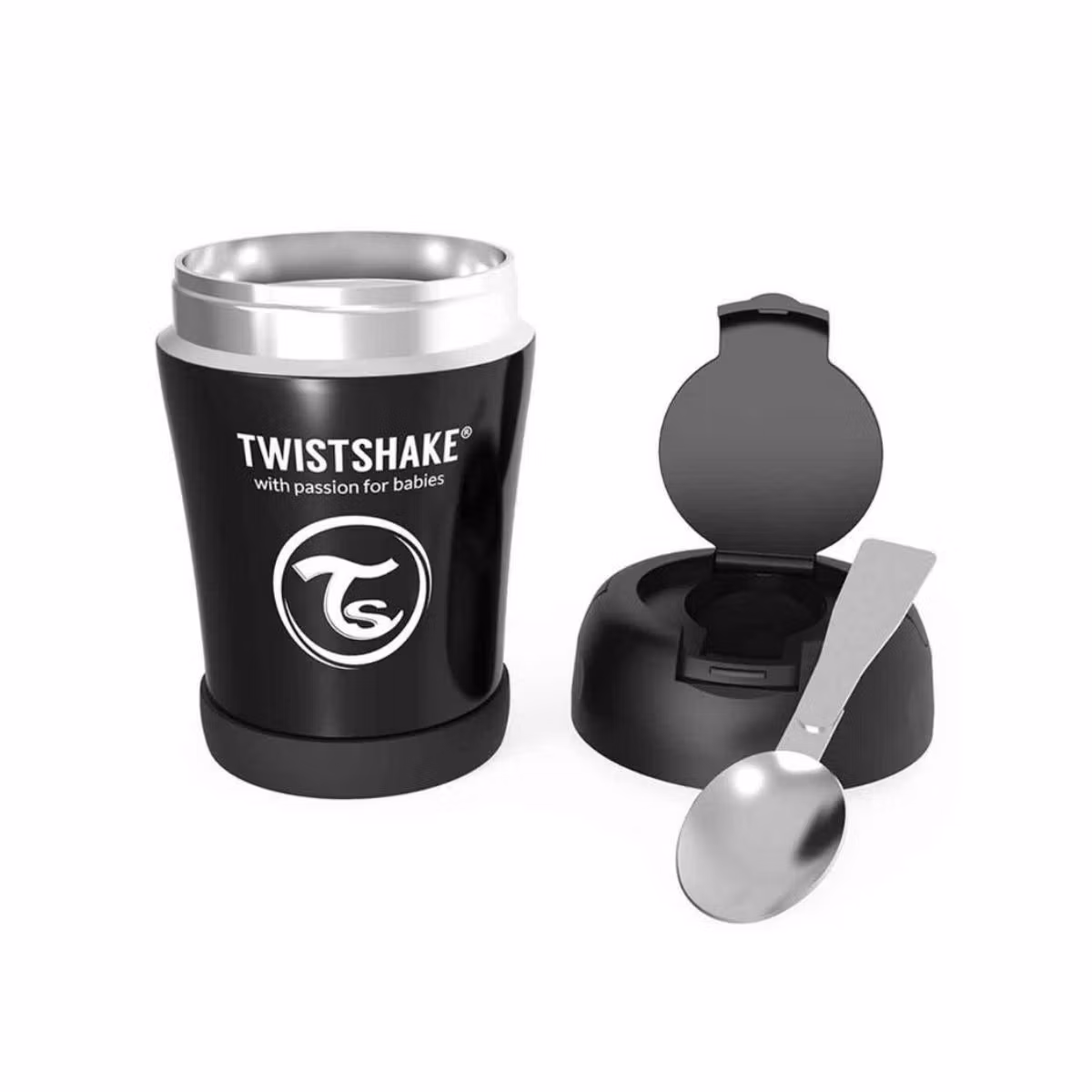 Twistshake Insulated Food Container Black 350 Ml X 1
