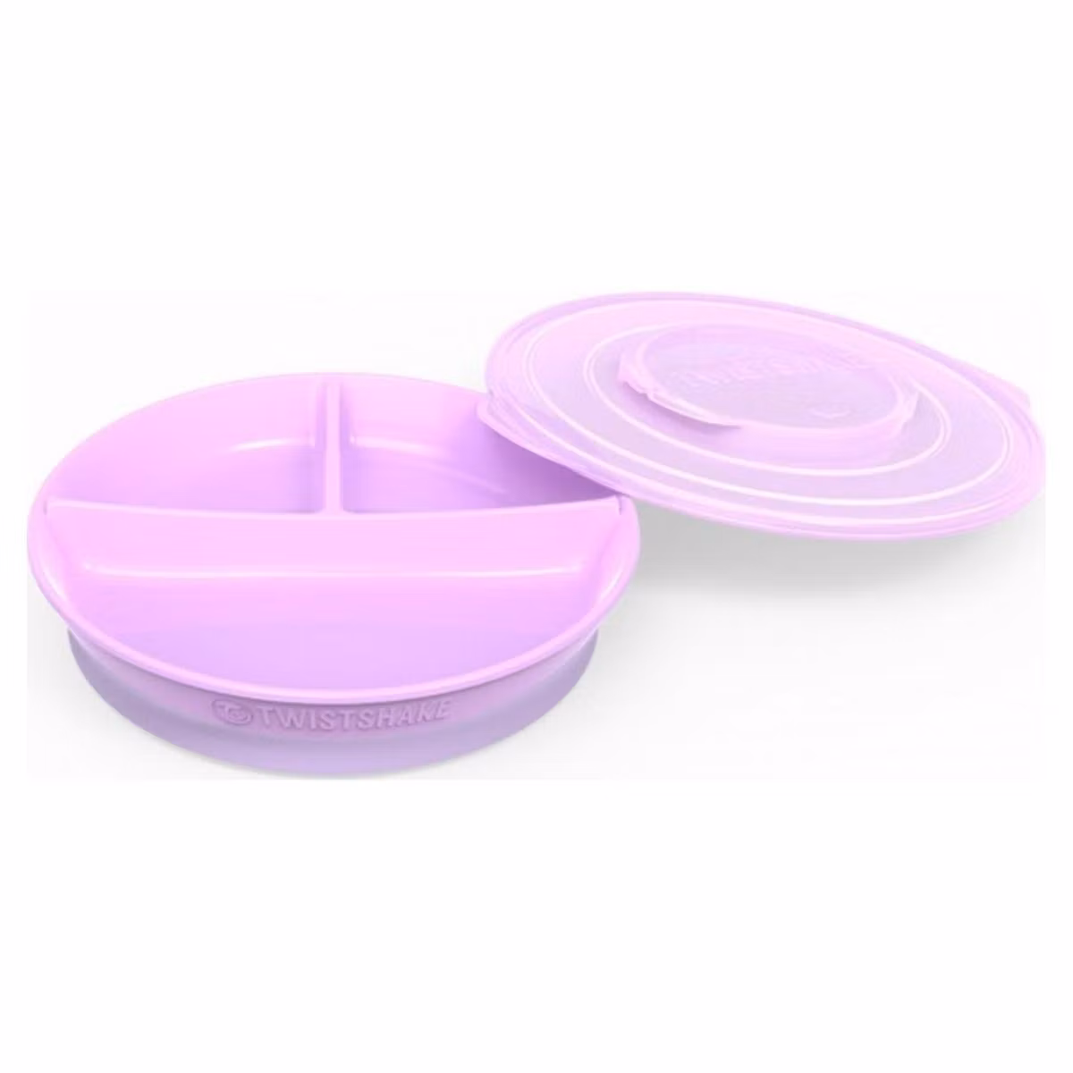 Twistshake Pjatë Me Ndarje Dhe Kapak Lejla Pastel 6 Muaj+