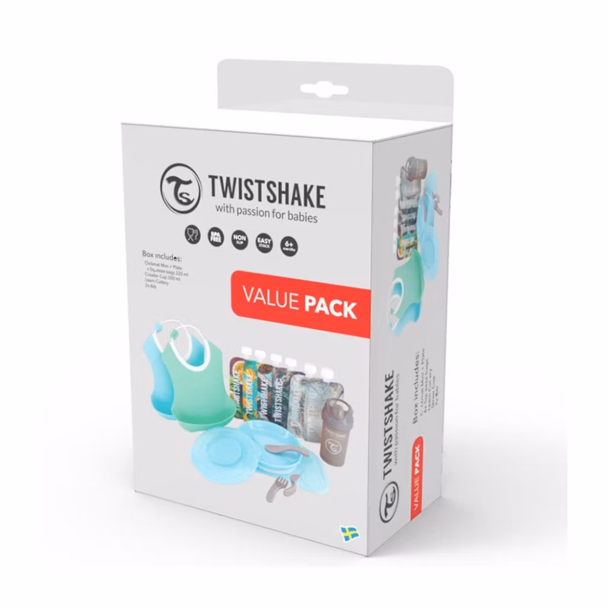 Twistshake Set Enësh Për Djem 6 Muaj +