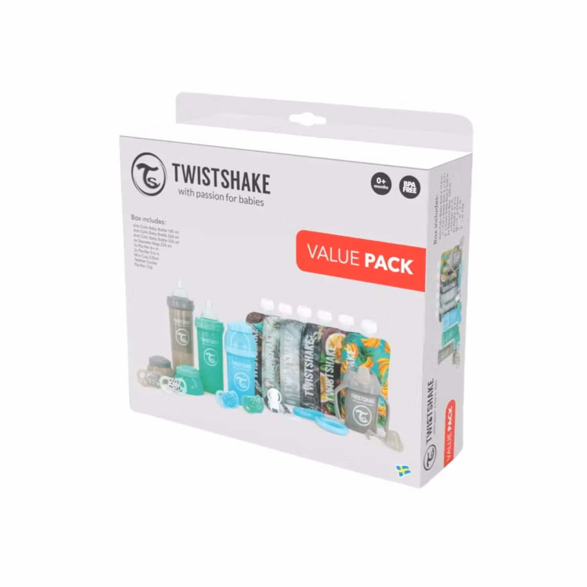 Twistshake Paketim Esencial Për Djem 0 Muaj+