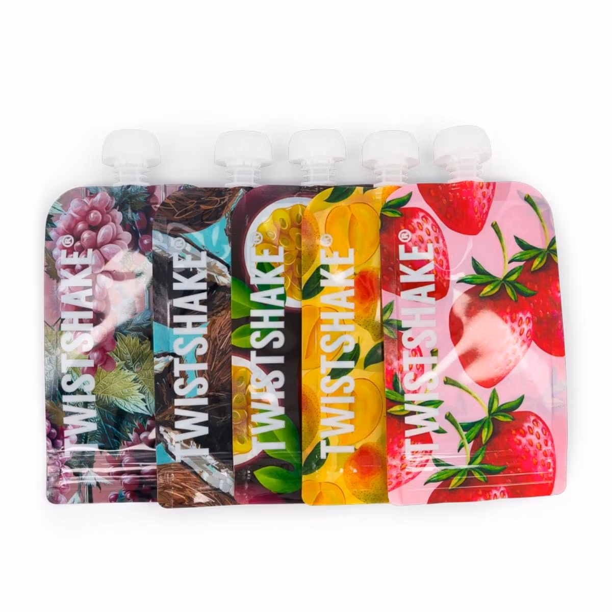 Twistshake 5X Squeeze Bag 220Ml Fruit