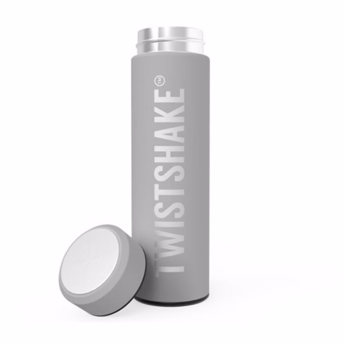 Twistshake Shishe Për Lëngje Të Ngrohta/Të Ftohta Gri Pastel 420 Ml