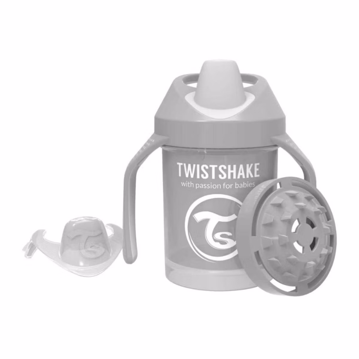 Twistshake Gotë E Vogël Gri Pastel 4 Muaj+ 230 Ml